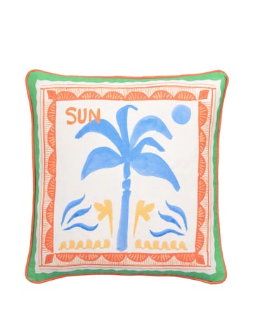 Fusion Soleil Palm Outdoor Filled Cushion