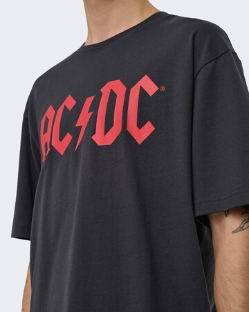 Only & Sons ACDC Relaxed Fit T-Shirt - Black