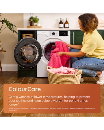 Hotpoint Anti Stain 9+6kg- White + Installation