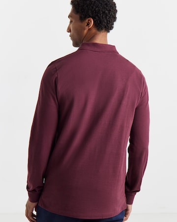 Core Long Sleeve Pique Polo Long Length