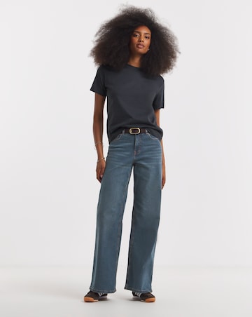 Vintage Blue 24/7 Stretch Wide Leg Jeans