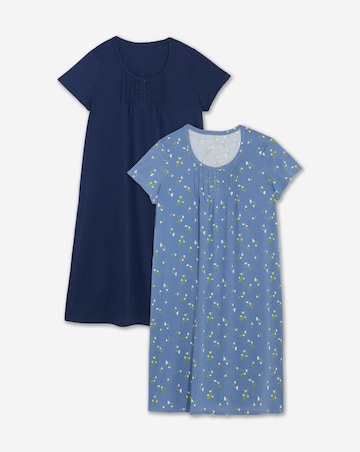 Julipa Value (2 Pack) Floral Print Midi Nighties