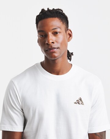 adidas Camo Print Logo T-Shirt