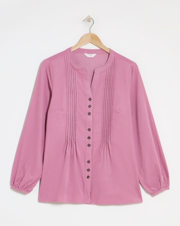 Julipa Cord Pintuck Blouse