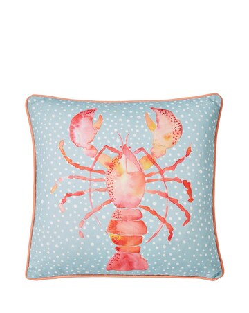 Fusion Lobster Outdoor Filled Cushion