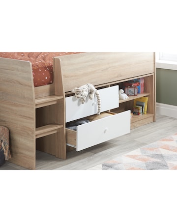 Birlea Kids Leyton Cabin Bed- Brown