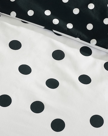 Catherine Lansfield Polka Dot Duvet Cover Set