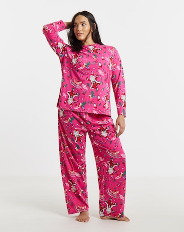 Pretty Secrets Value Disco Santa Pyjama Set