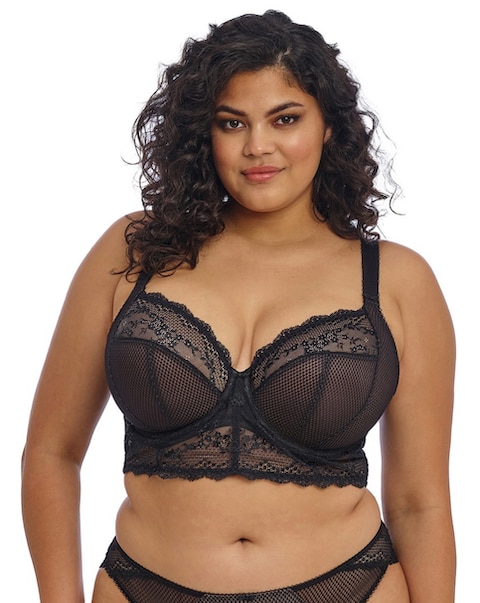 Elomi Charley Wired Longline Bralette Black