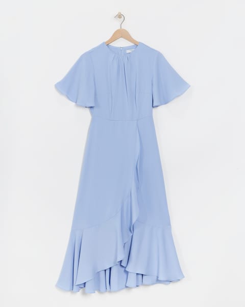 Joanna Hope Belt Ruffle Dress
