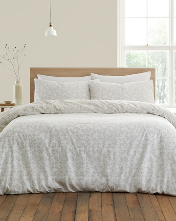 Bianca Shadow Leaves Duvet Cover Set