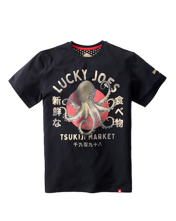 Joe Browns Lucky Joes Octopus T-Shirt - Black