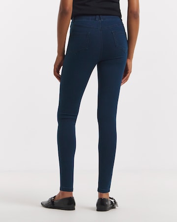 Dark Blue Skinny Pull On Jegging