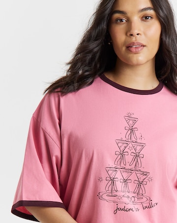Pretty Secrets Cocktail Glass Pyjama Set