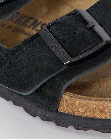 Birkenstock Classic Suede Arizona Sandals - Black