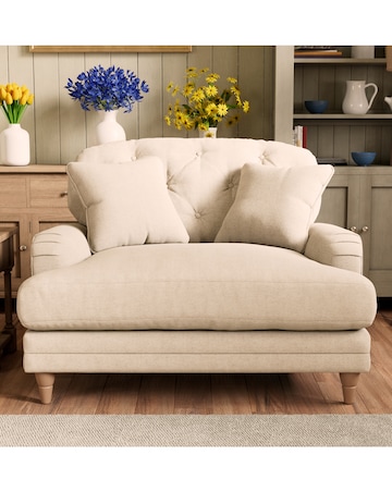 Florence Buttonback Snuggle Chair