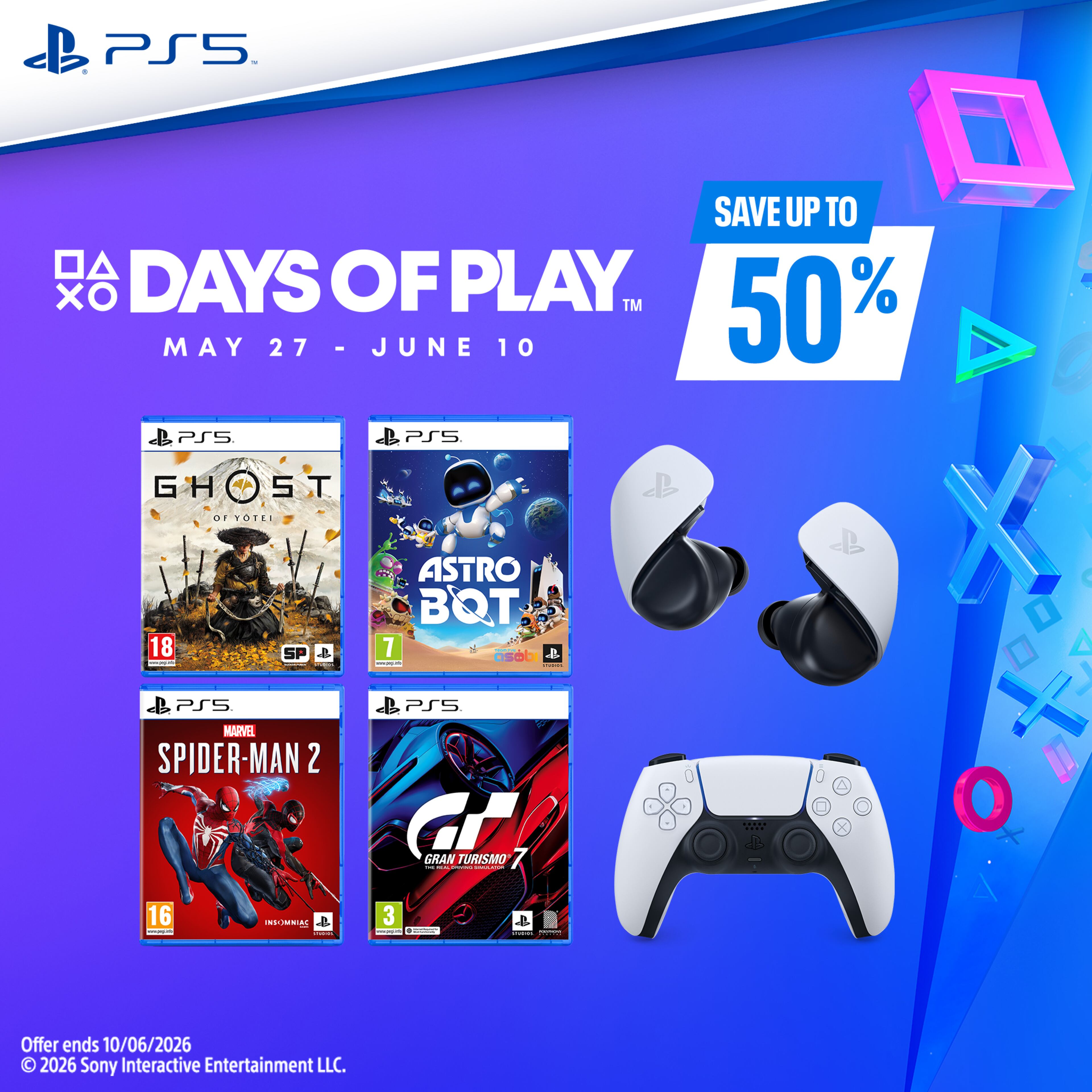 PS5 Days of Play Save up to 50%