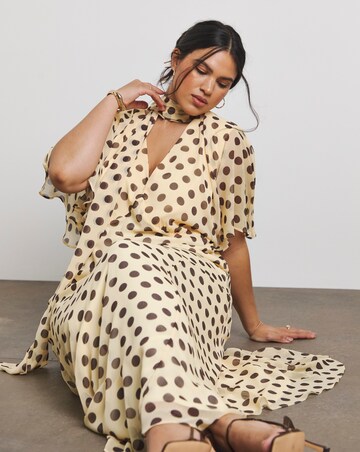 Joanna Hope Maxi Dress With Removeable Scarf