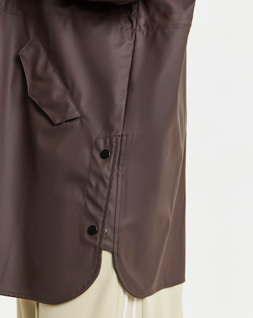 Chocolate Coated Longline Raincoat