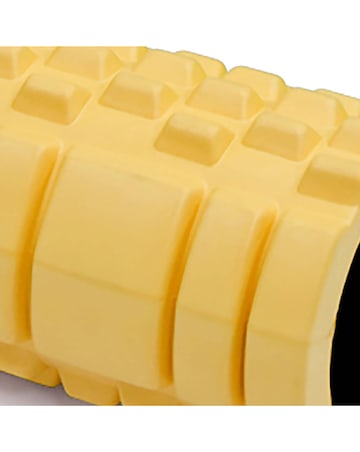 Davina McCall Yoga Mat & Foam Roller Set Yellow