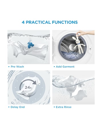 Midea 9kg Washing Machine - White + Installation