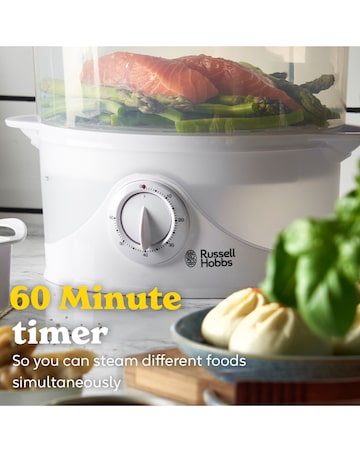 Russell Hobbs 21140 9 Litre 3 Tier Steamer