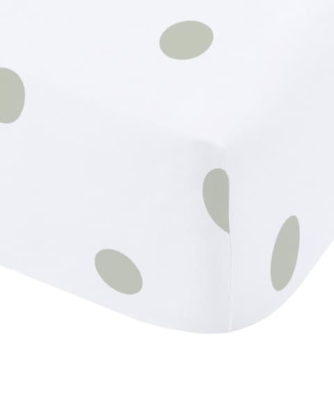 Catherine Lansfield Brushed Polka Dot Fitted Sheet