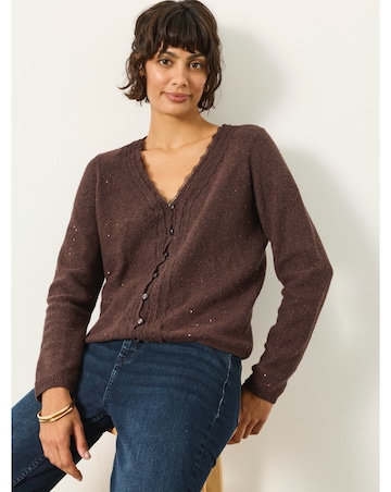 Fatface Skylar Lace Cardigan