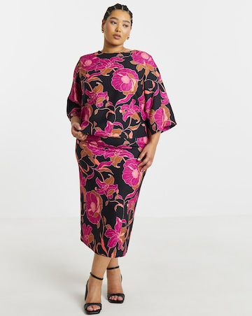 Joanna Hope Printed Crepe Blouse