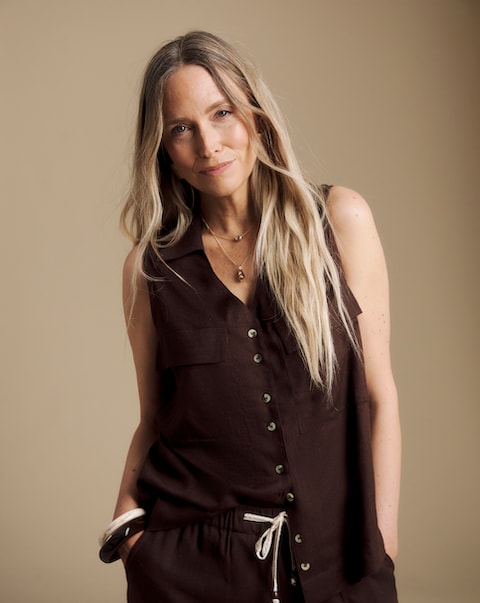 Julipa Linen Sleeveless Shirt