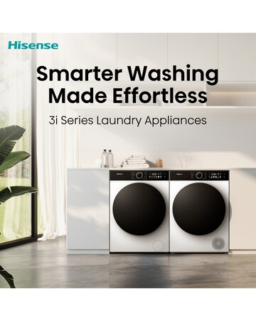 Hisense 3i 11kg 1400rpm KitchenFit Washing Machine White