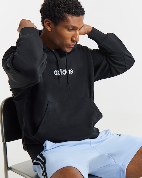 adidas Linear Logo French Terry Hoodie