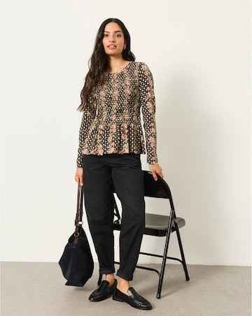 Fatface Sara Linear Sketch Top