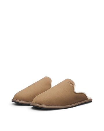 BOSS Lined Muled Slipper - Tan