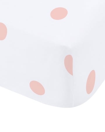 Catherine Lansfield Brushed Polka Dot Fitted Sheet