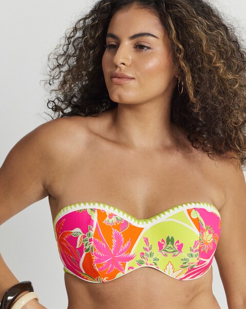 Figleaves Frida Underwired Bandeau Bikini Top