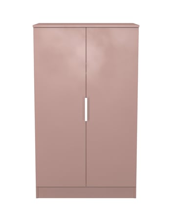 Humber Ready Assembled 2 Door Midi Wardrobe - Kids