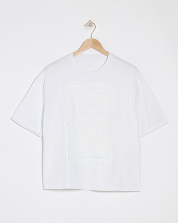 Native Youth Crochet Panel T-Shirt