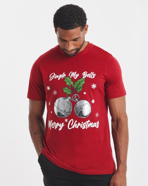 New In - Jingle Bells Xmas Graphic T-Shirt