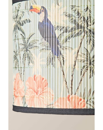 ValueLights Daintree Medium Pastels Bamboo Drum Shade 35cm