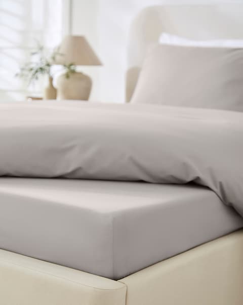 New In - Pure Cotton 200TC 38cm Deep Fitted Sheet