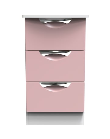 Haydn Ready Assembled 3 Drawer Bedside - Kids