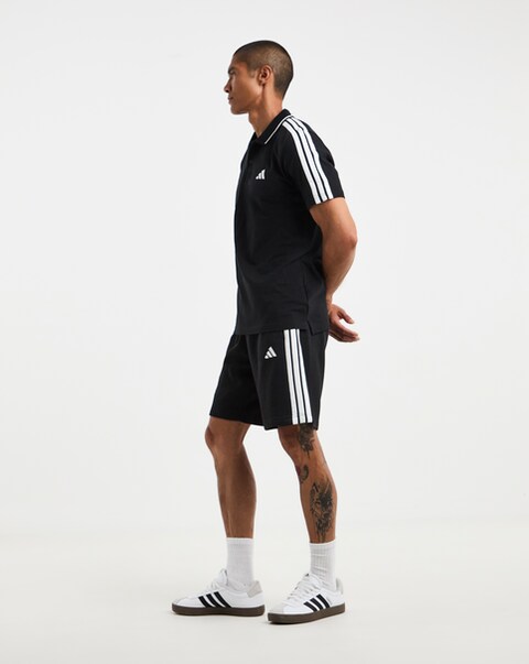 adidas 3 Stripes Fleece Shorts 9 inch