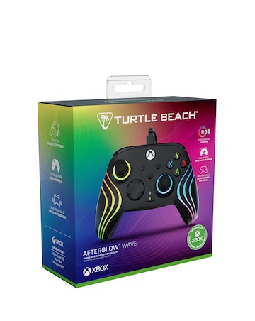 Turtle Beach Afterglow Wave Wired RGB Gaming Controller for Xbox & PC - Black