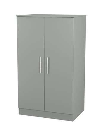 Eider Ready Assembled 2 Door Midi Wardrobe - Kids