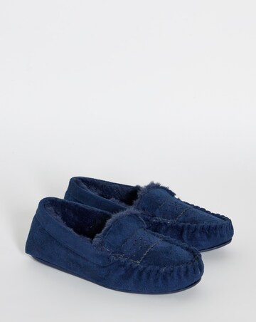 Shelby Cut Out Loafer Slippers - Extra Wide Fit (EEE)