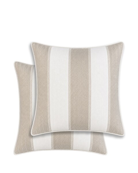 New In - Henley Striped Pair of Cushion Covers