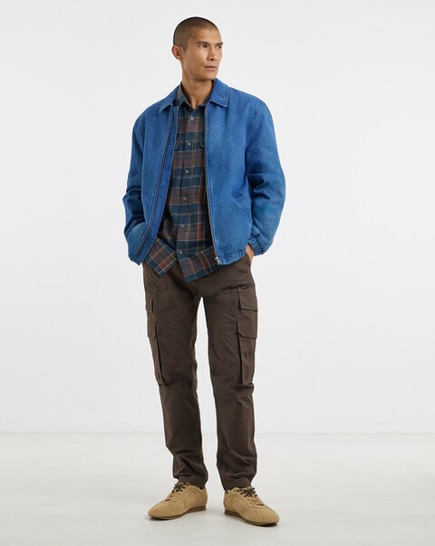 Long Sleeve Check Flannel Shirt