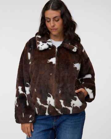 Vero Moda Cow Print Short Jacket