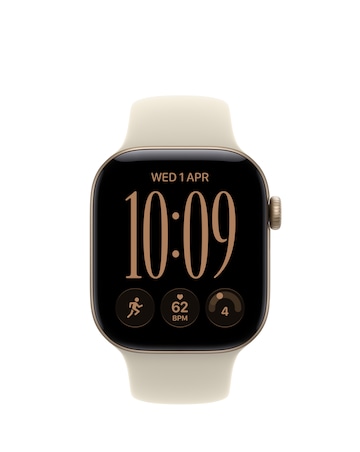 Apple Watch Series 12 GPS + Cellular 42mm - Gold Aluminium/Sand Sport - S/M